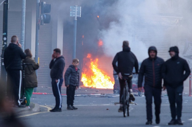Family of Belfast attack victim speak out as police brace for more violence