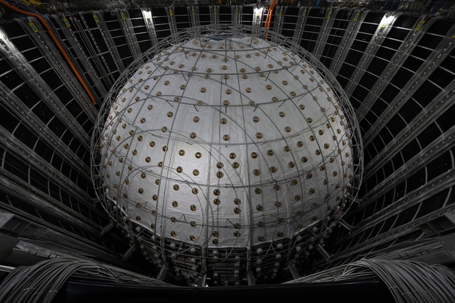 An underground detector in China unveils its first major findings about mysterious ghost particles