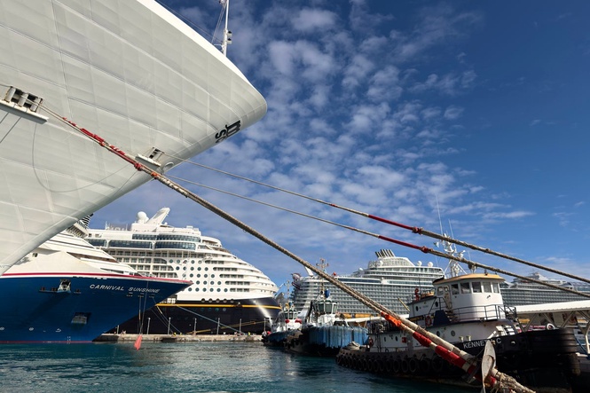 Five cruise ship passengers from the US arrested after brawl