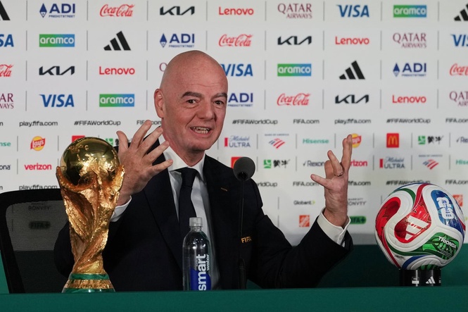 FIFA's Infantino defends World Cup ticket prices, says fans 'should chill' about ref denied US entry