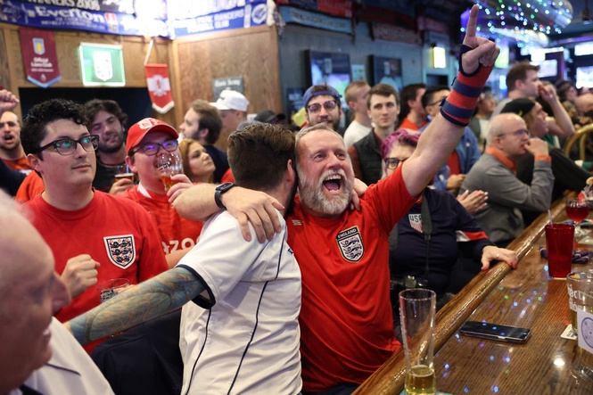 World Cup fever hits England as pub bookings surge by 300 per cent for Croatia clash