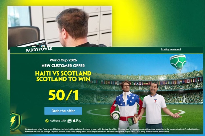Paddy Power World Cup betting offer: 50/1 Scotland to beat Haiti