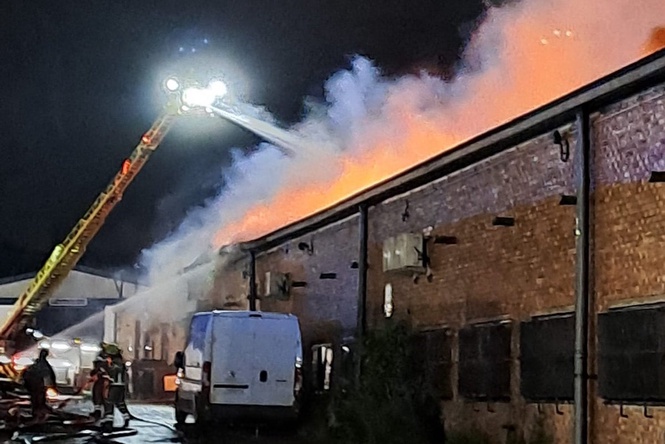Huge London warehouse fire forces 70 residents to be evacuated as blaze rages