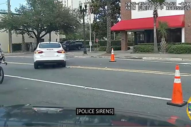 ‘Drunk driver’ leads police on high speed chase along Ironman race course