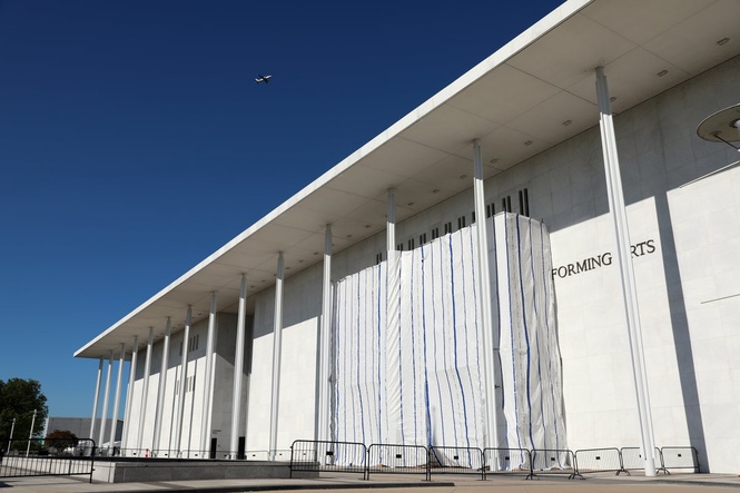 Trump's name is gone from the Kennedy Center's facade, according to a top official at the arts venue