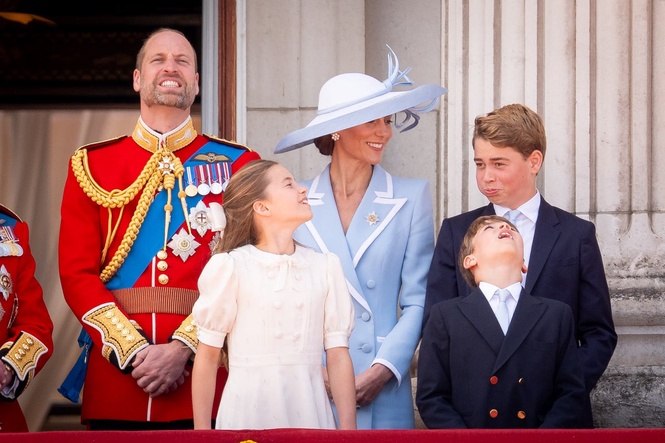 Royal family laugh and joke in rare behind the scenes footage of Trooping the Colour