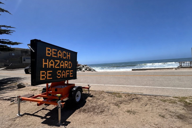 Woman killed and another in critical condition after being swept into the sea while sleeping on California beach
