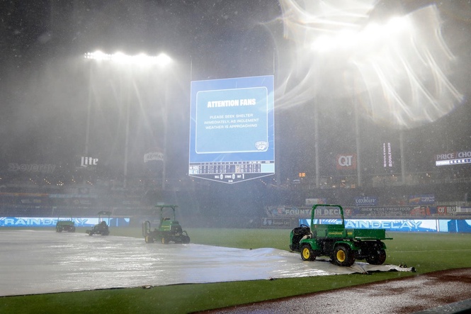 Tornado hits Kansas City hours after England arrive at World Cup base with players told to shelter