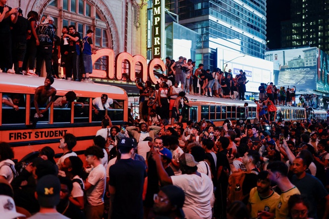 Knicks first championship in 53 years sparks wild celebrations in New York