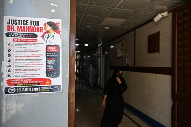 Demands for justice grow after female doctor is attacked with acid in Pakistan