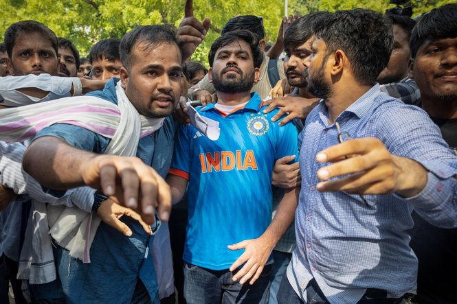 Gen Z leader of India’s viral ‘cockroach’ party slapped at protest