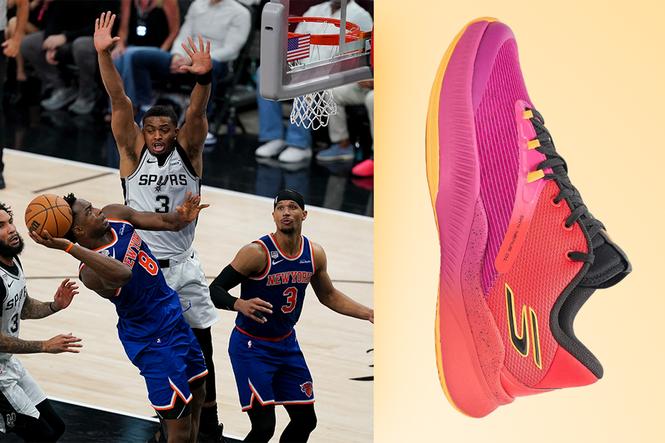 Knicks forward OG Anunoby clinched the NBA title in Skechers