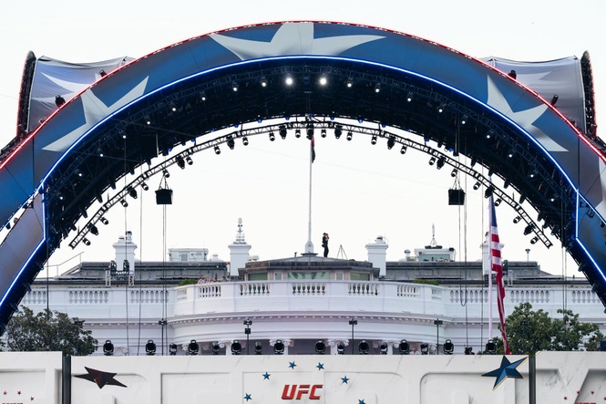 Multiple arrests as FBI disrupts 'planned attacks' targeting White House UFC show, director says
