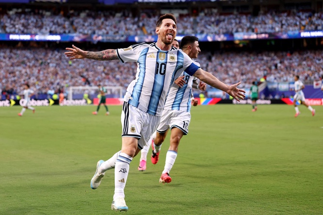 Lionel Messi makes World Cup history with record-equalling hat trick