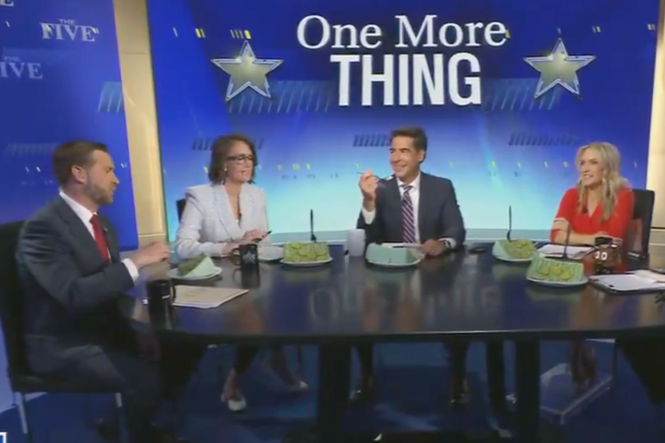 JD Vance laughs at Jesse Watters’ ‘gay’ slur while promoting Christianity book on Fox