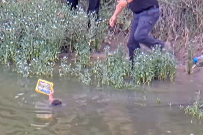 Cops save missing child from drowning after he wandered into river