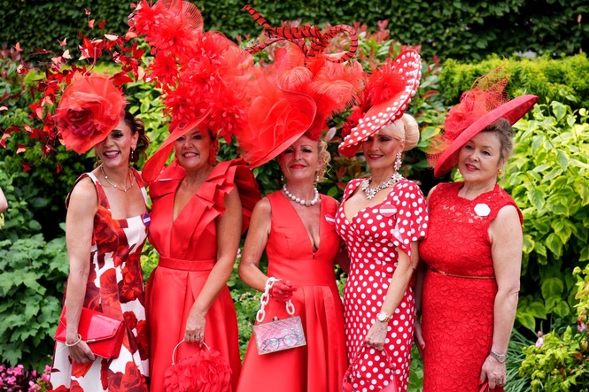 Weird and wonderful hats on display at Royal Ascot
