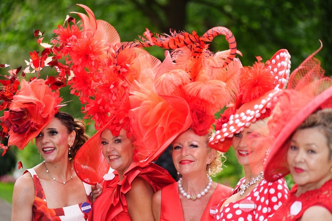 In Pictures: Haute couture and horsing around at Royal Ascot Ladies’ Day