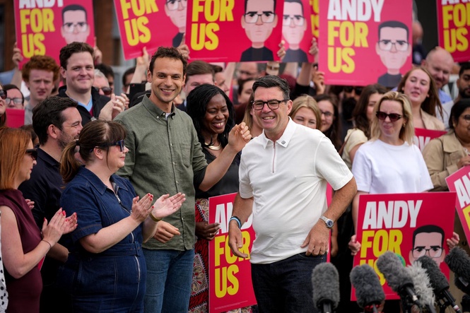 Makerfield by-election as it happened: Burnham’s landslide win opens door to Labour leadership contest