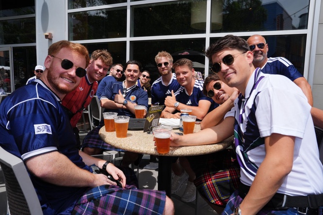 Boston pubs struggle to cope as 20,000 Scotland fans ‘party locals under the table’