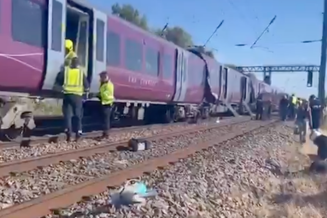 Train collision near Bedford leaves one dead and multiple people injured