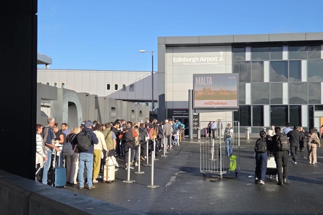 Passengers face disruption at Edinburgh Airport after security alert