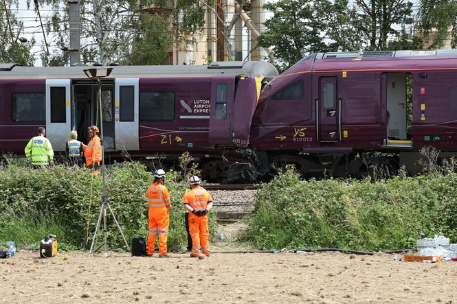 28 in hospital, nine in a critical condition, after train collision