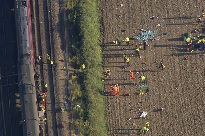 Rail line closed for a week after fatal Bedford train crash
