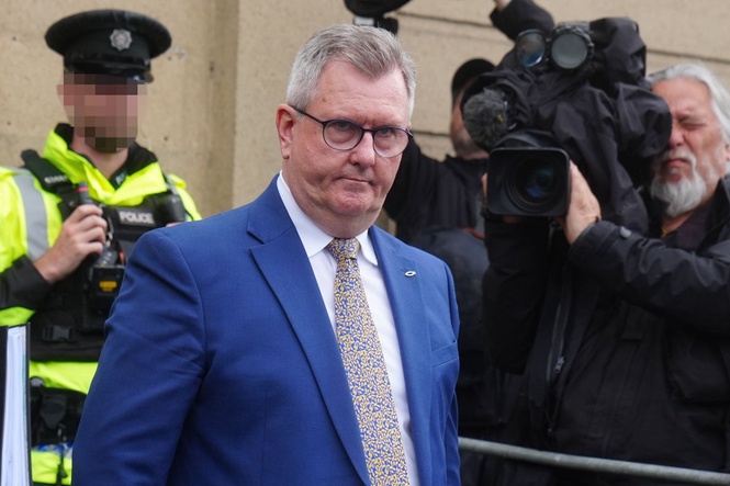 Jeffrey Donaldson – former leader of DUP – guilty of historical sex offences