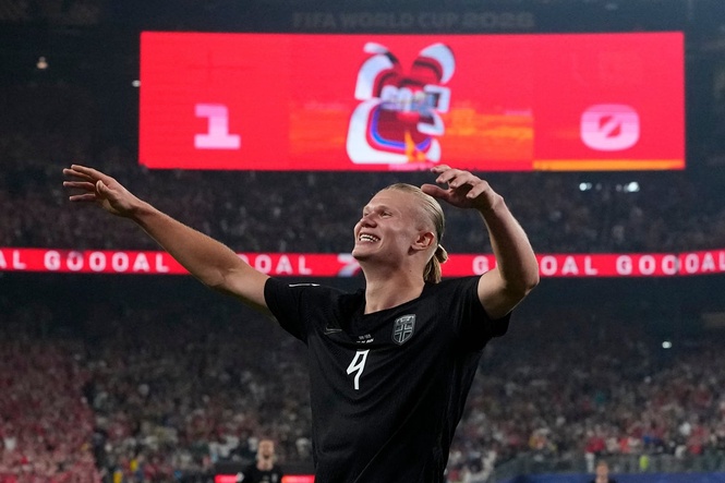 Haaland scores twice in five-goal thriller against Senegal