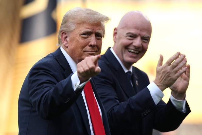 FIFA president says Trump will be at the World Cup final to present trophy to winners
