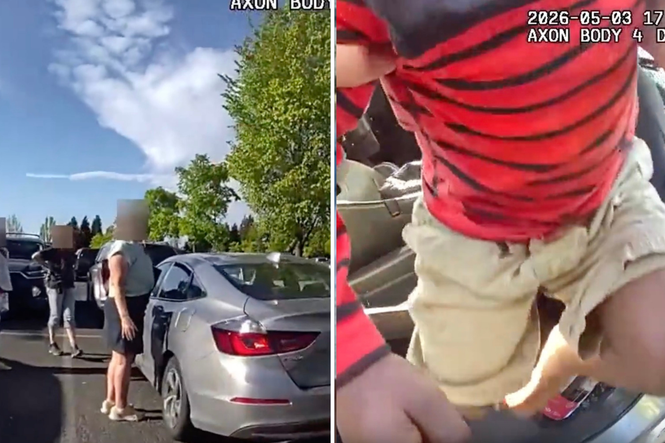 Toddler rescued from hot car on 92F day as bystanders gathered to shield child from sun