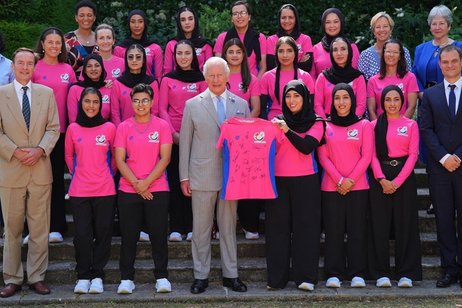 Afghanistan women’s cricket team meet King Charles in fight for official recognition after Taliban exclusion