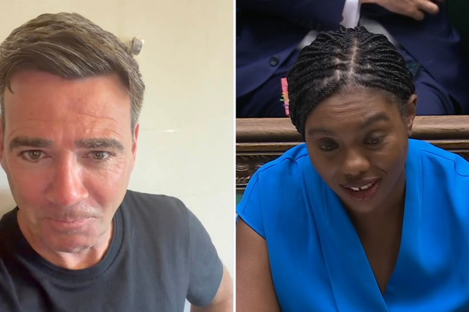 Andy Burnham responds to Kemi Badenoch’s ‘t-shirt and a pair of eyelashes’ PMQs jab