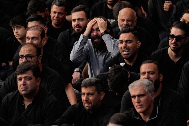 Iran and Lebanon’s Shiite Muslims mark poignant holy day of Ashfoura as war rages