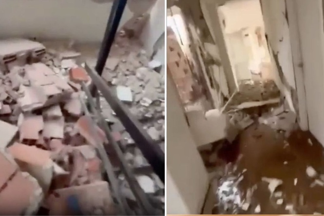 Venezuelan resident films terrifying high-rise escape as building crumbles after earthquake