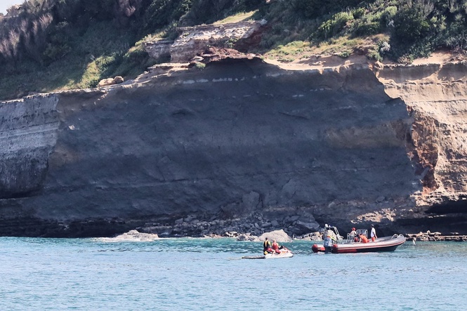 Woman killed and diver missing after cliff collapse in French resort town
