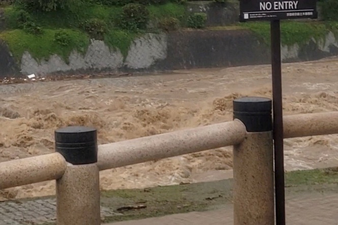 Two million people evacuated as Typhoon Mekhhala sparks flooding in Japan