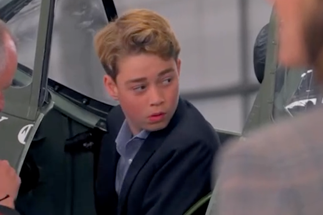 Prince George joins Kate on Raf visit to commemorate Armed Forces Day