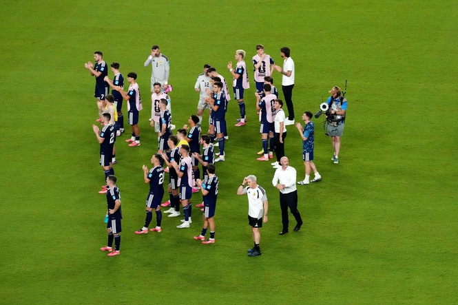 King offers ‘sincere commiserations’ to Scotland team after their World Cup exit