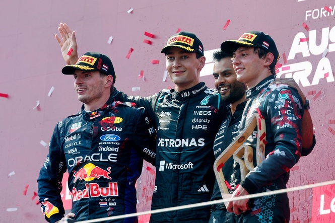 F1 standings after George Russell closes gap to Kimi Antonelli in Austria