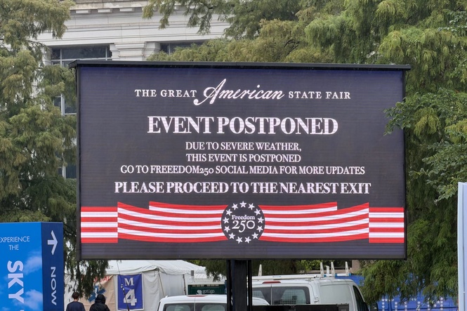 ‘The extra E is for Epstein’: Social media roasts Trump team for typo in state fair billboard
