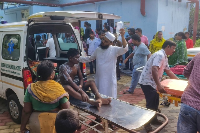 Fire at petrochemical plant in eastern India injures at least 20 people