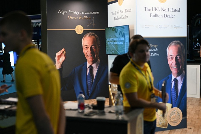 Nigel Farage paid more than £22,000 an hour to promote gold bullion