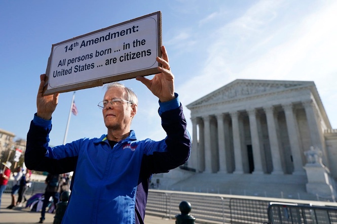 Trump’s birthright citizenship order did not align with 14th Amendment, Chief Justice says