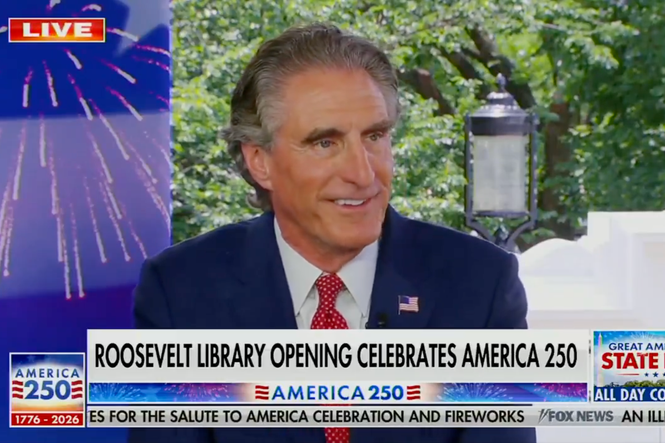 Doug Burgum bungles American history on live TV and forgets who was leading the nation in 1776