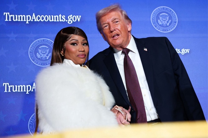 Trump calls Nicki Minaj ‘so hot’ as rapper visits the White House for lunch