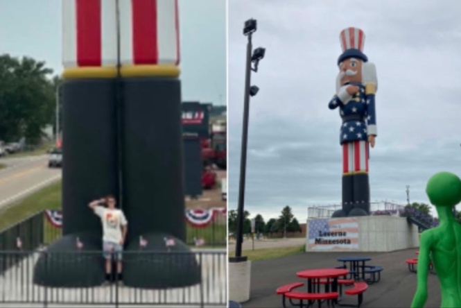 Minnesota’s newest ‘largest in the world’ nutcracker is drawing visitors from across the globe