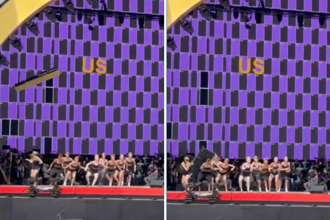 Trump’s Freedom 250 stage falls apart while dancers rehearse on it