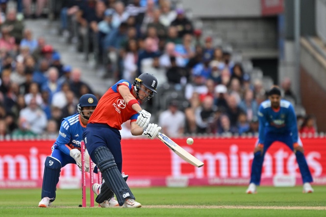 Jacob Bethell leads England to victory over India in T20 international